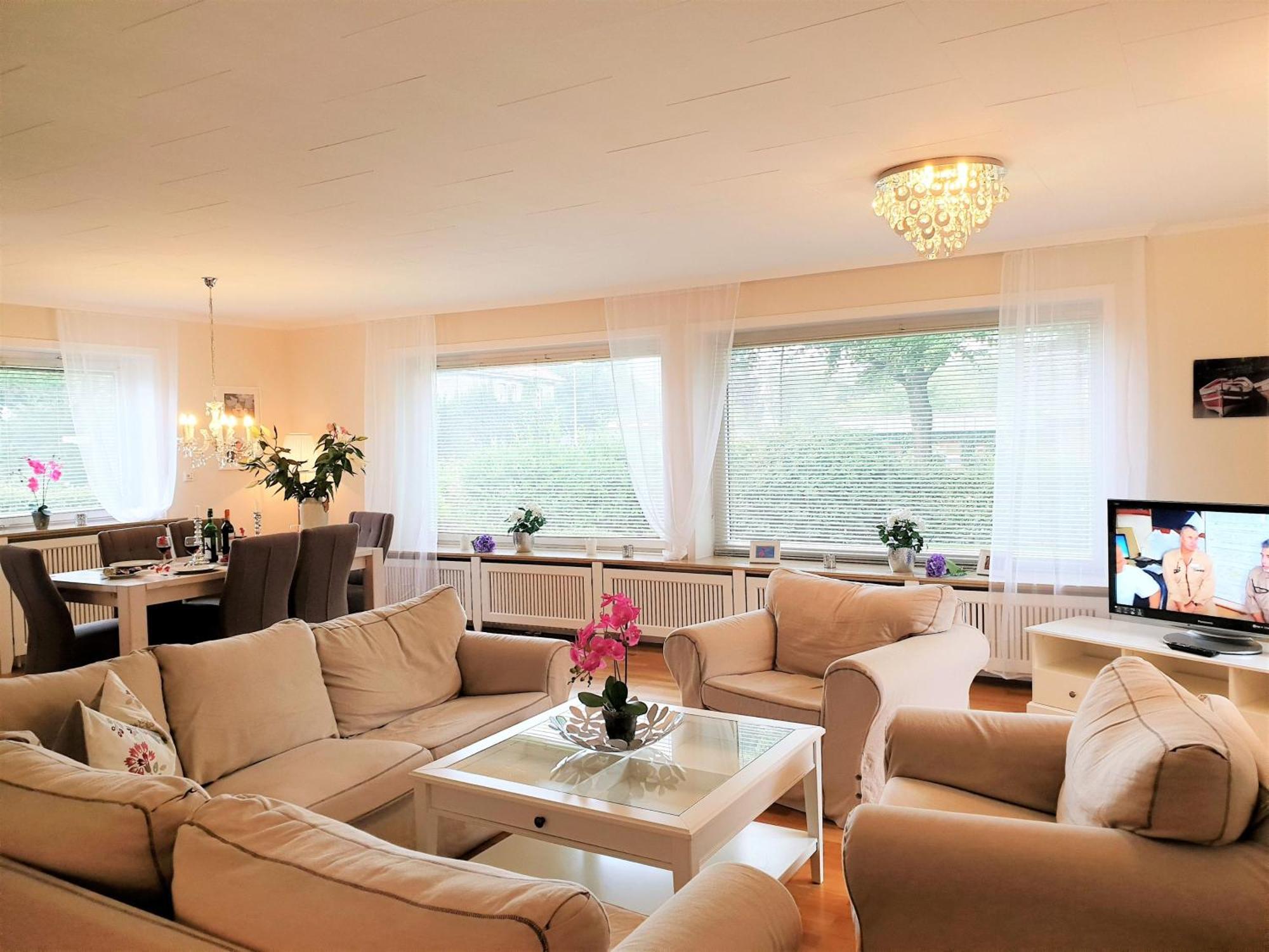Fewo1846 - Villa Westerallee - Bungalow Mit Drei Schlafzimmern Und Garten 플렌스부르크 외부 사진
